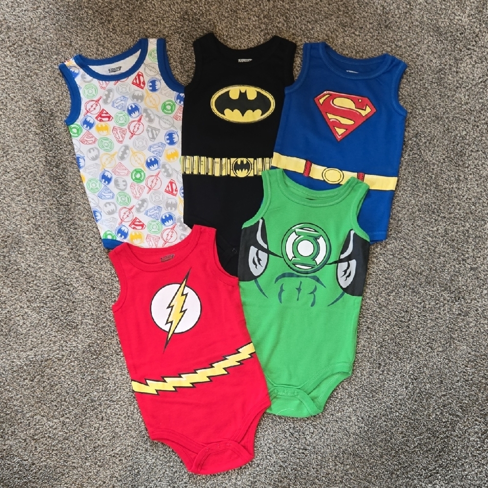 Superhero Baby Onesies Set